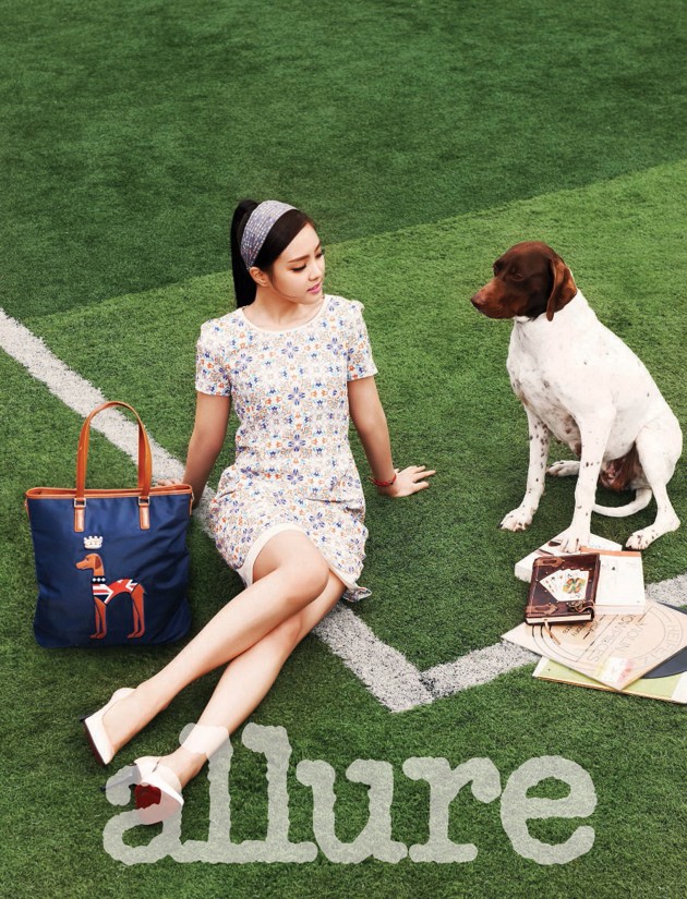 Gambar Foto Na Eun A Pink di Majalah Allure Edisi April 2013