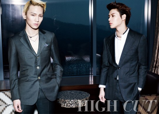 Gambar Foto Key dan Taemin SHINee di Majalah High Cut Edisi April 2013