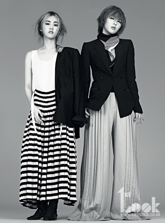 Gambar Foto Gayoon dan Ji Yoon 4Minute di Majalah 1stLook Edisi Mei 2013