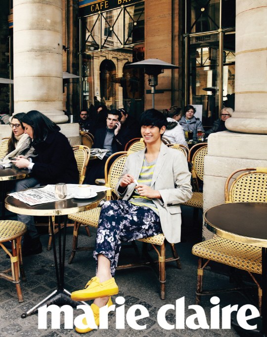 Gambar Foto Kim Soo Hyun di Majalah Marie Claire Edisi Mei 2013