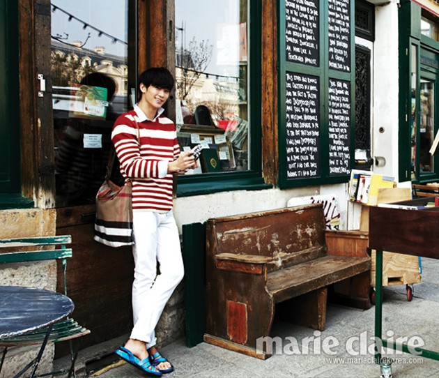 Gambar Foto Kim Soo Hyun di Majalah Marie Claire Edisi Mei 2013