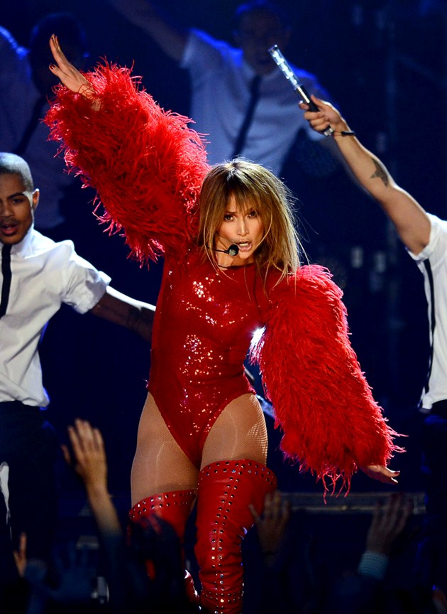 Gambar Foto Jennifer Lopez di Panggung Billboard Music Awards 2013