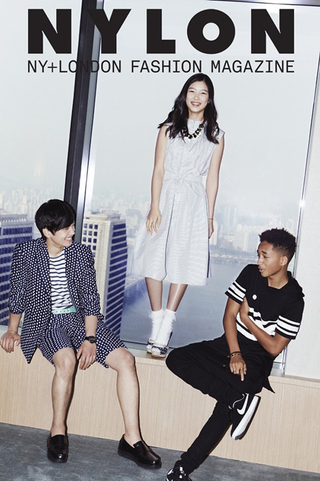 Gambar Foto Yeo Jin Goo, Kim Yoo Jung dan Jaden Smith di Majalah NYLON Edisi Juni 2013