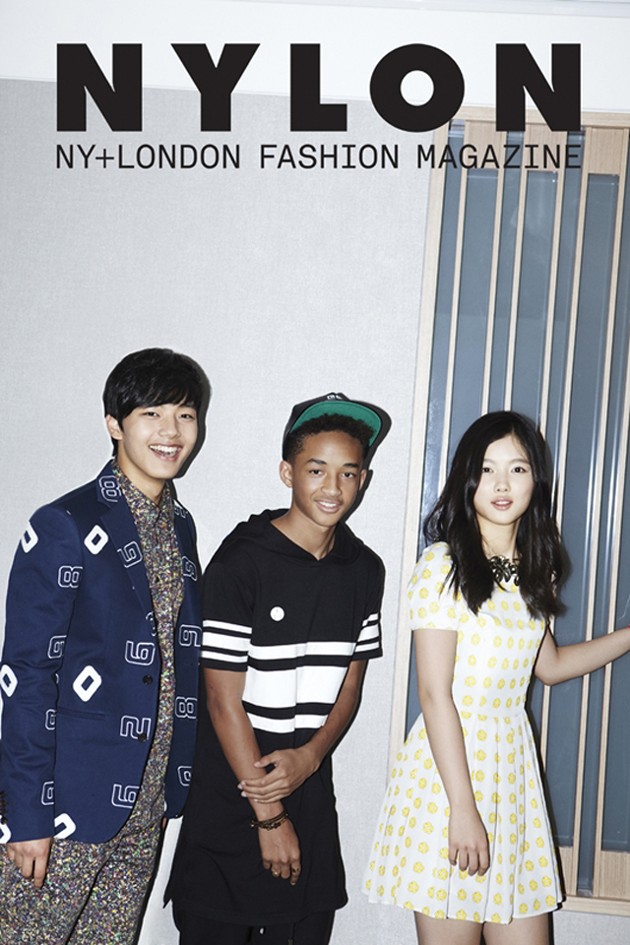 Gambar Foto Yeo Jin Goo, Kim Yoo Jung dan Jaden Smith di Majalah NYLON Edisi Juni 2013