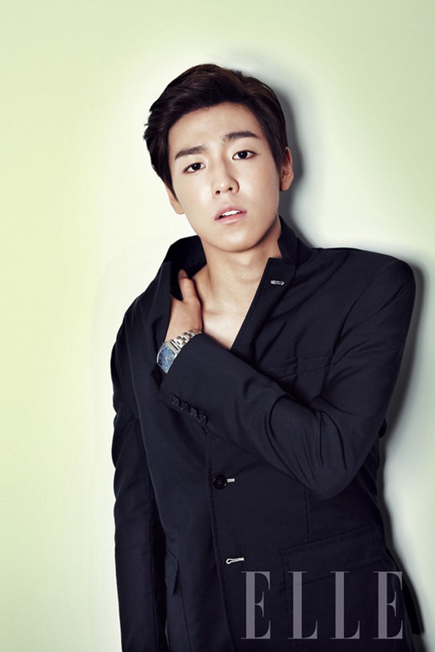 Gambar Foto Lee Hyun Woo di Majalah Elle Edisi Juni 2013