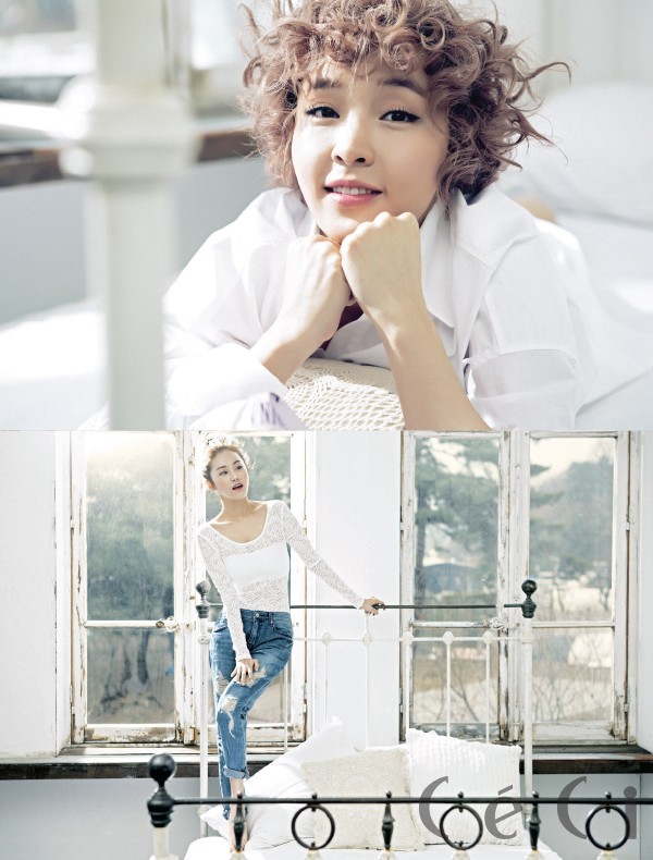Gambar Foto Ji Yoon dan Gayoon 4Minute di Majalah CeCi Edisi Juni 2013