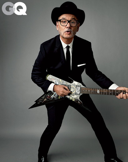 Gambar Foto Bill Murray di Majalah GQ Edisi Januari 2013