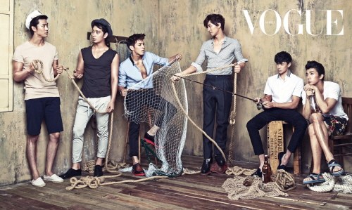 Gambar Foto 2PM di Majalah Vogue Edisi Juni 2013
