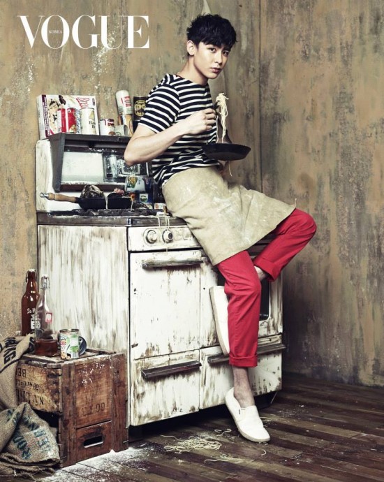 Gambar Foto Nichkhun 2PM di Majalah Vogue Edisi Juni 2013