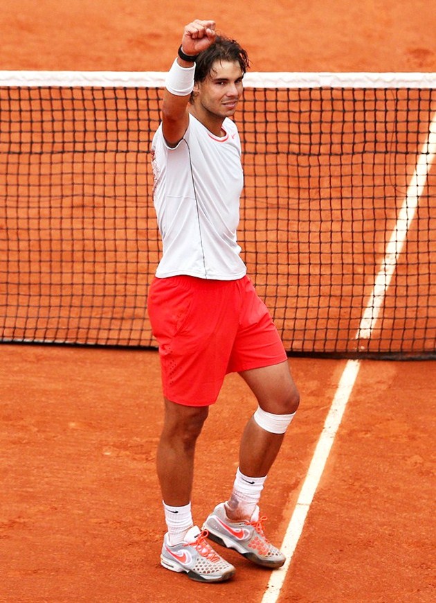 Gambar Foto Rafael Nadal Berhasil Mengalahkan David Ferrer di Babak Final