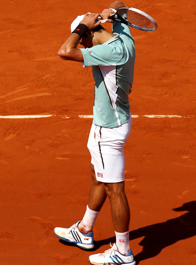 Gambar Foto Novak Djokovic Gagal Melaju ke Babak Final Perancis Terbuka 2013