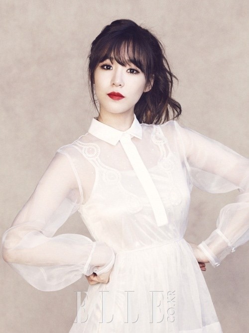 Gambar Foto Tiffany di Majalah Elle Edisi Juni 2013
