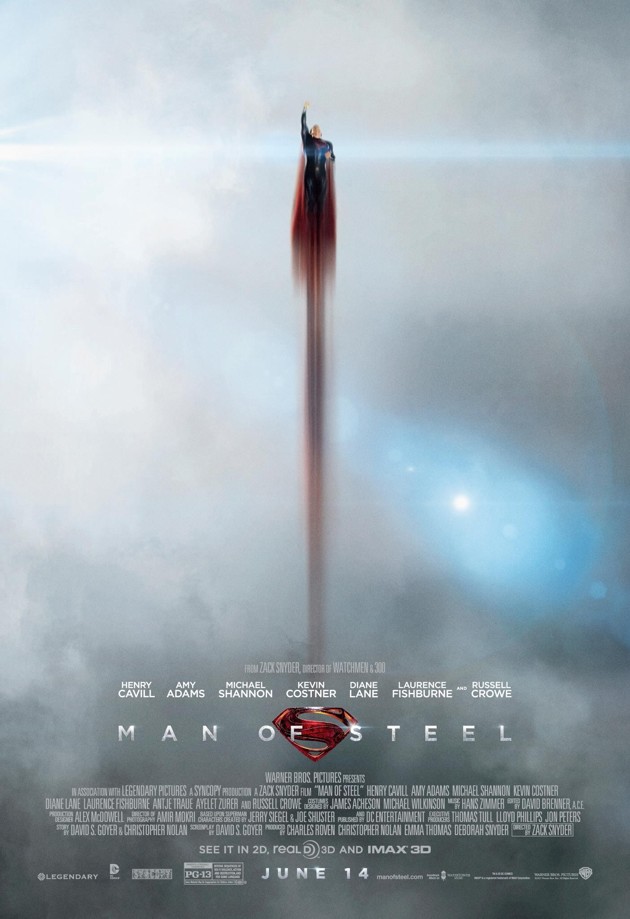 Gambar Foto Poster Film 'Man of Steel'