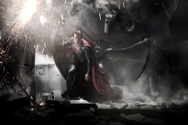 Gambar Foto Henry Cavill di Film 'Man of Steel'