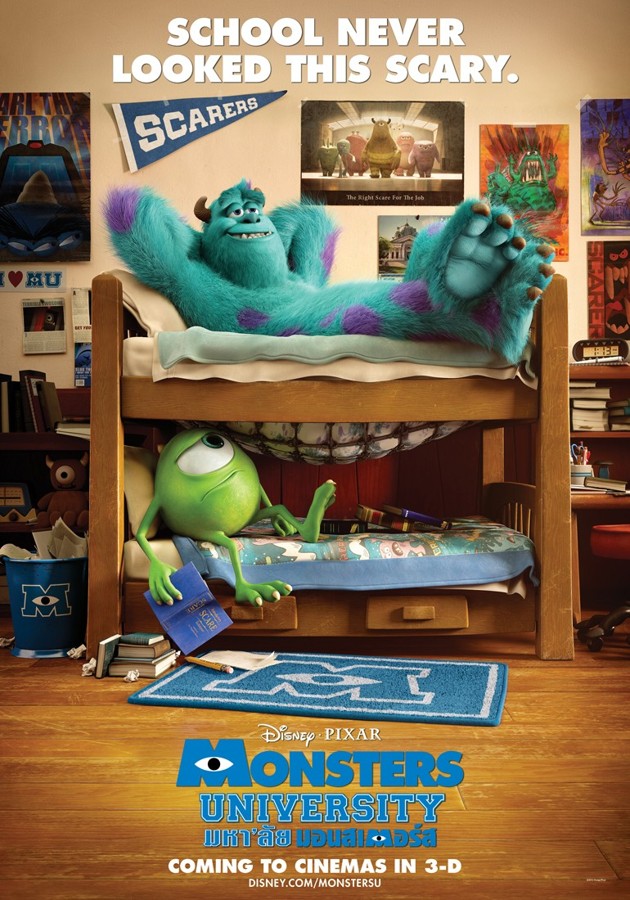 Gambar Foto Poster Film 'Monsters University'