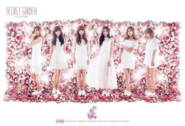Gambar Foto A Pink di Teaser Mini Album 'Secret Garden'
