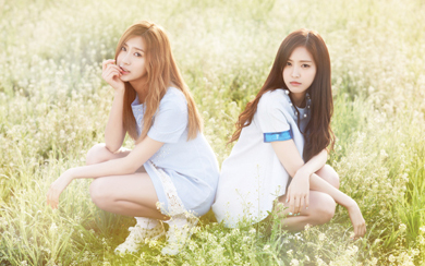 Gambar Foto Hayoung dan Na Eun A Pink di Teaser Mini Album 'Secret Garden'