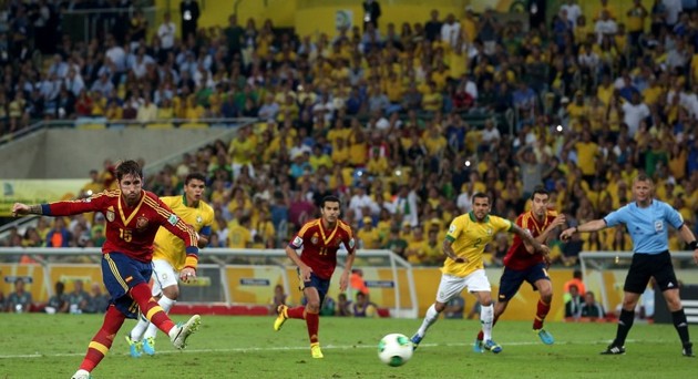 Gambar Foto Sergio Ramos Gagal Melakukan Tendangan Penalti