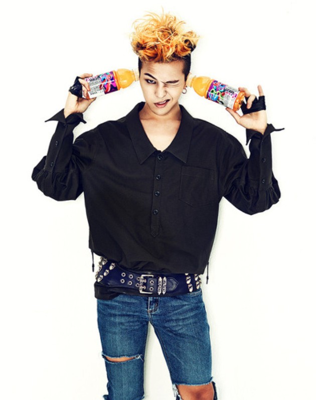 Gambar Foto G-Dragon Big Bang di Majalah Cosmopolitan Edisi Juli 2013