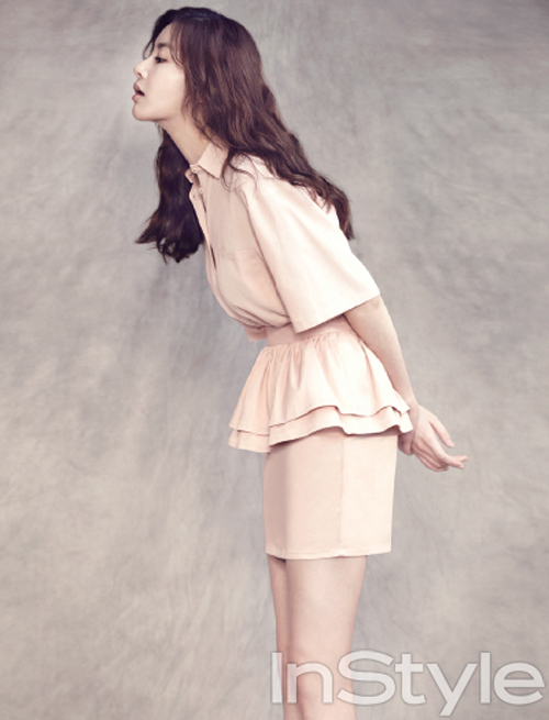 Gambar Foto Kang Sora di Majalah Elle Edisi Juli 2013