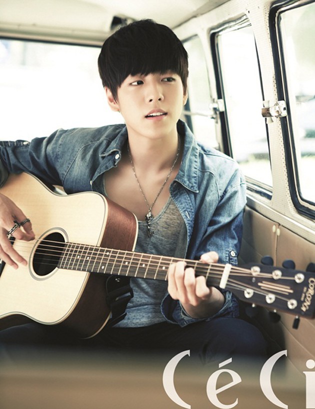 Gambar Foto Lee Hyun Woo di Majalah CeCi Edisi Juli 2013