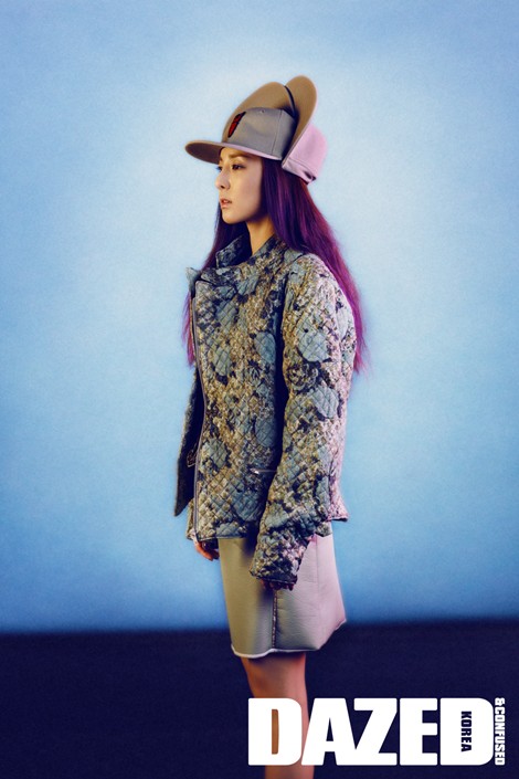 Gambar Foto Sandara Park 2NE1 di Majalah Dazed & Confused Edisi Juli 2013