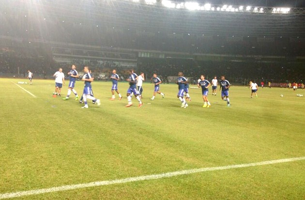 Gambar Foto Latihan Tim Chelsea Sebelum Pertandingan