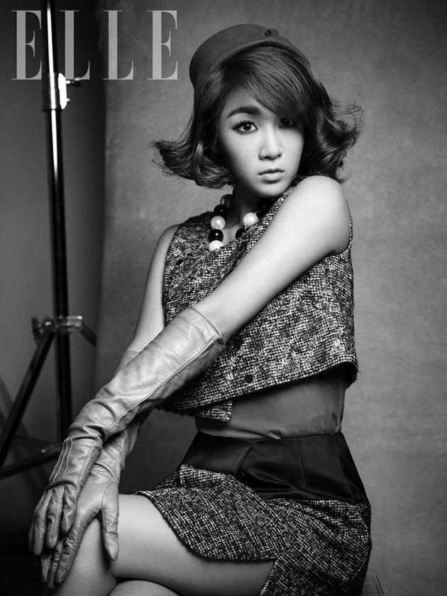 Gambar Foto Soyou Sistar di Majalah Elle Edisi Juli 2013