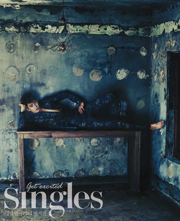 Gambar Foto Taecyeon 2PM di Majalah Singles Edisi Agustus 2013