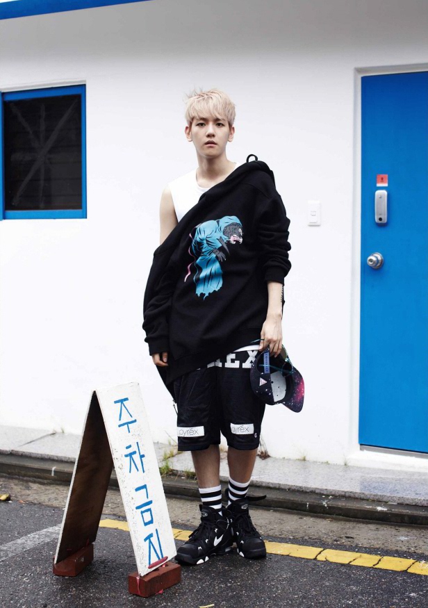 Gambar Foto Baekhyun EXO di Teaser Repackage Album 'Growl'