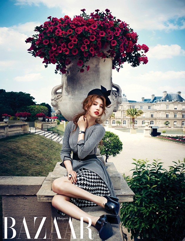 Gambar Foto Suzy miss A di Majalah Harper's Bazaar Edisi Agustus 2013