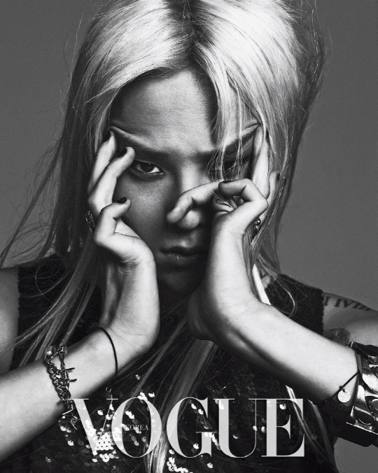 Gambar Foto G-Dragon di Majalah Vogue Korea Edisi Agustus 2013