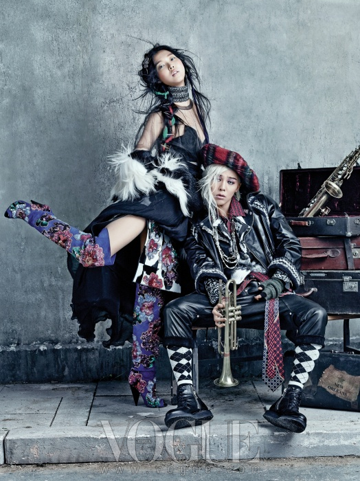 Gambar Foto G-Dragon di Majalah Vogue Korea Edisi Agustus 2013