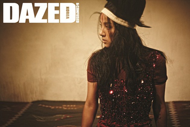 Gambar Foto Lee Hyori di Majalah Dazed&Confused Edisi Agustus 2013