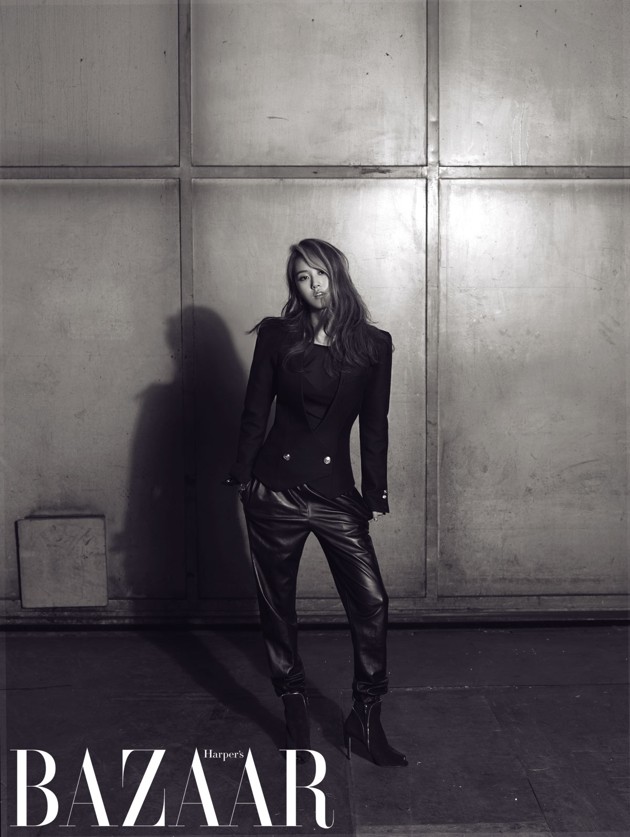 Gambar Foto Gayoon 4Minute di Majalah Harper's Bazaar Edisi Agustus 2013