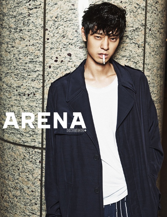 Gambar Foto Jung Joon Young di Majalah Arena Homme Plus Edisi Agustus 2013