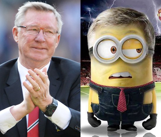 Gambar Foto Karakter Minion Alex Ferguson