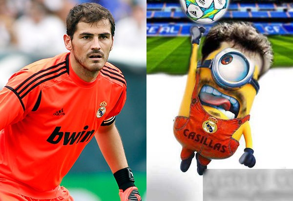 Gambar Foto Karakter Minion Iker Casillas