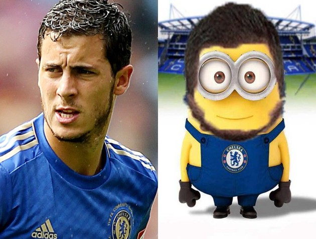 Gambar Foto Karakter Minion Eden Hazard