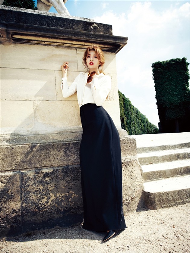Gambar Foto Suzy miss A di Majalah Harper's Bazaar Edisi Agustus 2013