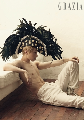 Gambar Foto Henry di Majalah Grazia Edisi Juli 2013