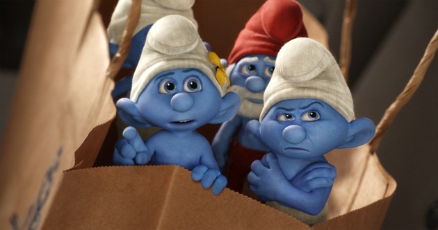 Gambar Foto Karakter Vanity, Grouchy, Papa dan Clumsy di Film 'The Smurfs 2'