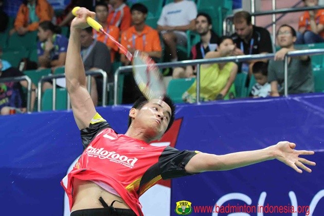 Gambar Foto Simon Santoso Langsung Tersingkir di Putaran Pertama