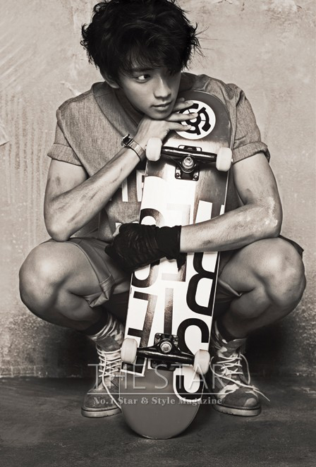 Gambar Foto Gongchan B1A4 di Majalah The Star Edisi Agustus 2013