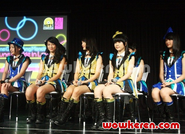 Gambar Foto JKT48 Saat Peluncuran Single 'Fortune Cookie in Love'