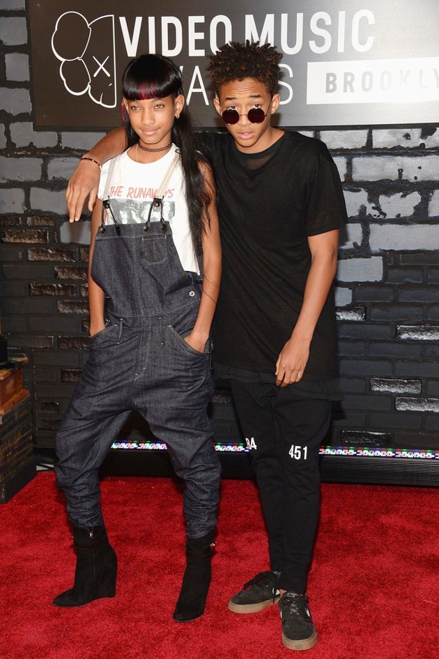 Gambar Foto Willow dan Jaden Smith di Red Carpet MTV Video Music Awards 2013