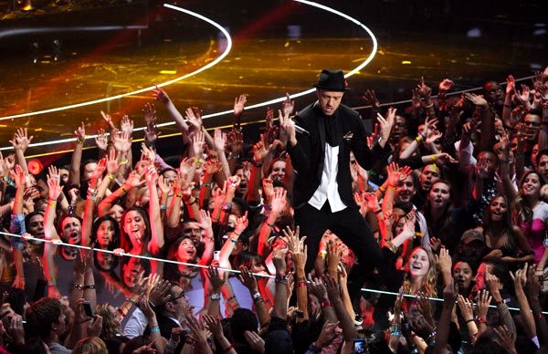 Gambar Foto Justin Timberlake di MTV Video Music Awards 2013