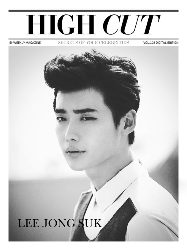 Gambar Foto Lee Jong Suk di Majalah High Cut Edisi September 2013