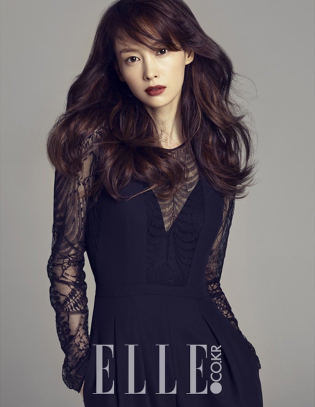 Gambar Foto Lee Na Young di Majalah Elle Edisi September 2013