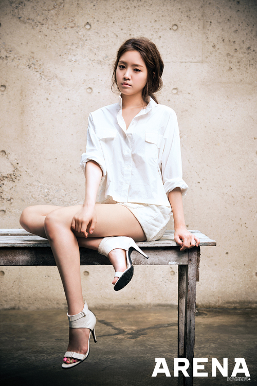 Gambar Foto Na Eun A Pink di Majalah Arena Homme Plus Edisi September 2013